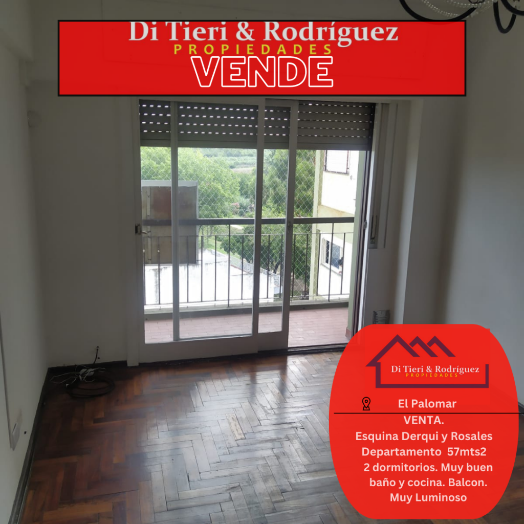 Departamento 3 Amb. Luminoso con Balcón – El Palomar